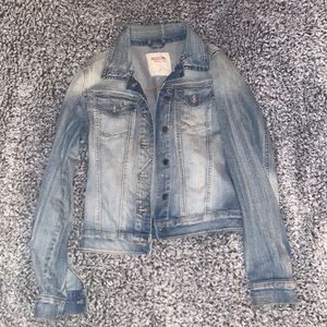 Light wash denim jacket